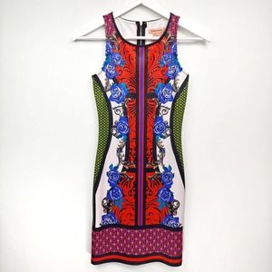 Flying Tomato sleeveless sheath dress scoop neck bodycon S